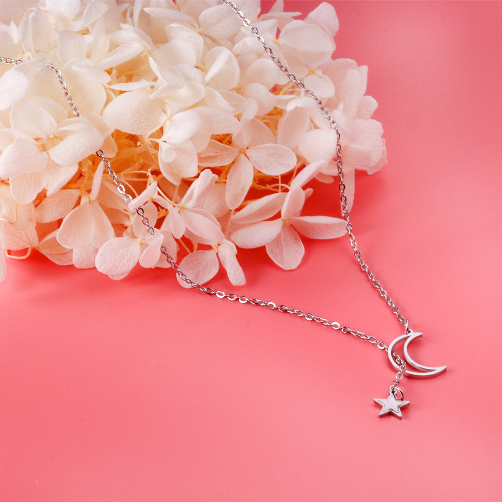 Open Moon with Pearl Star