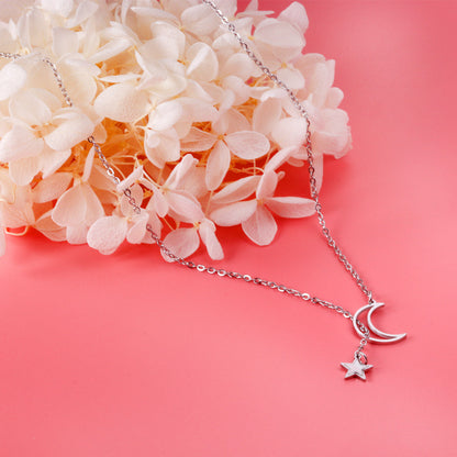 Open Moon with Pearl Star