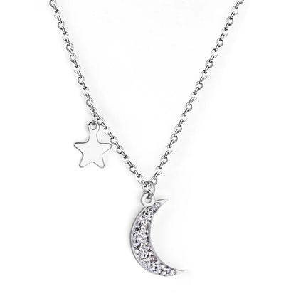 Moon & Mini Star Necklace