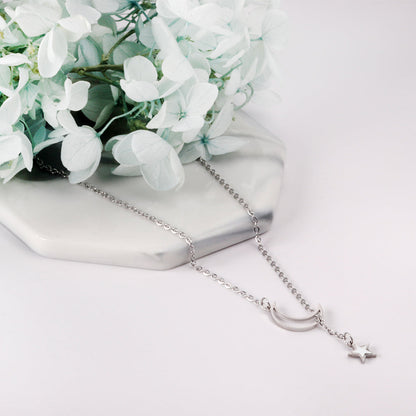 Open Moon with Pearl Star