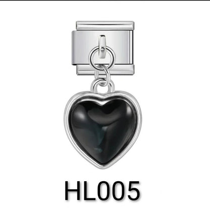 316L Stainless Steel Link Bracelet: Wear your heart on your wrist ❤️