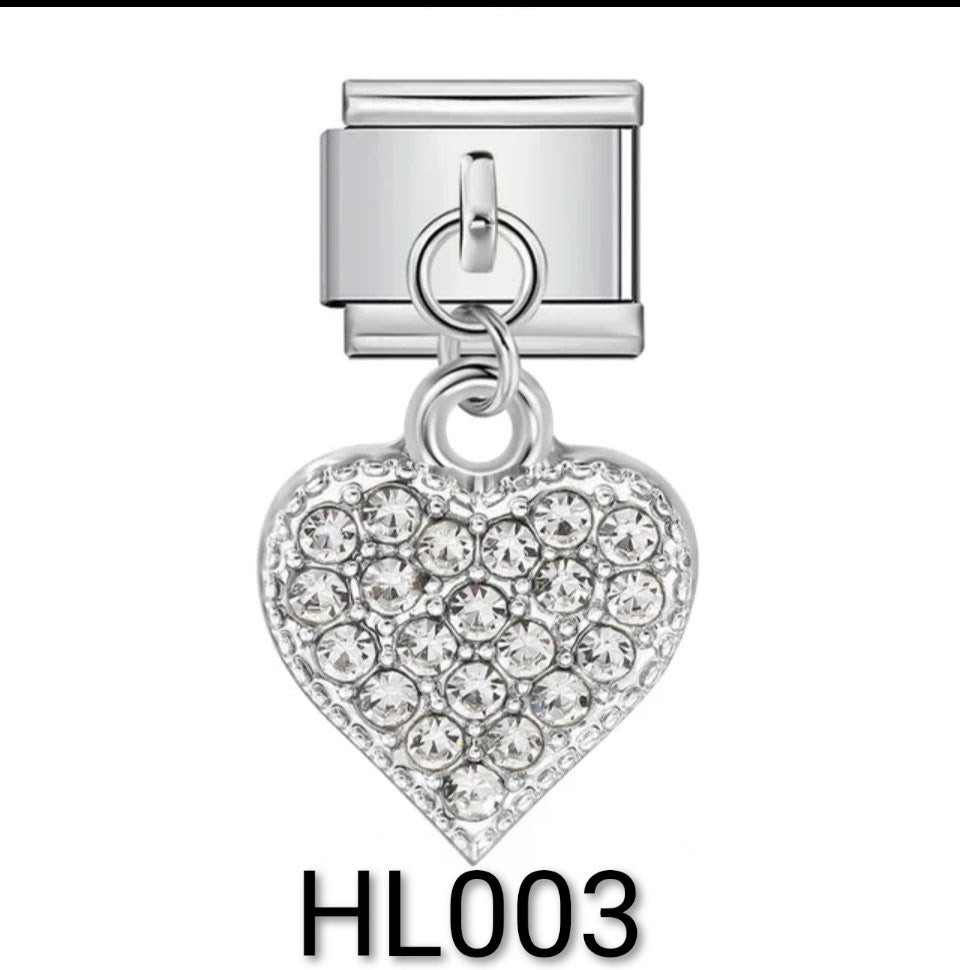 316L Stainless Steel Link Bracelet: Wear your heart on your wrist ❤️