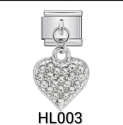 316L Stainless Steel Link Bracelet: Wear your heart on your wrist ❤️