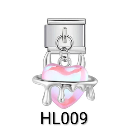 316L Stainless Steel Link Bracelet: Wear your heart on your wrist ❤️